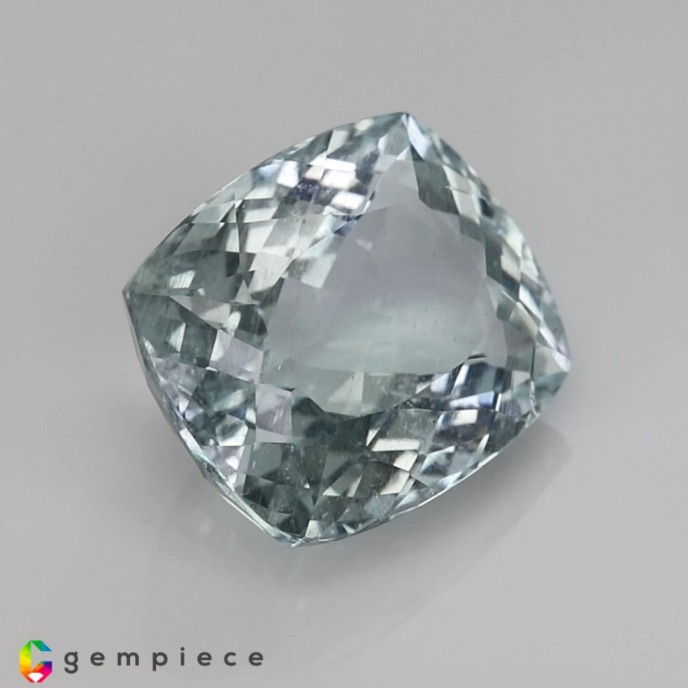 Light Sky Blue Natural Aquamarine Cushion 11.26Cts Certified Aquamarine Stone Online