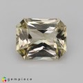 Natural Grossular garnet 2.64 Carats Light Mellow Yellow Emerald Radiant 9x7 mm Loose Gemstone - Image 1