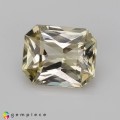 Natural Grossular garnet 2.64 Carats Light Mellow Yellow Emerald Radiant 9x7 mm Loose Gemstone - Image 2