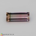 Natural Tourmaline 1.93 Carats Pink to Mild Green Baguette 12x5 mm Loose Gemstone - Image 1