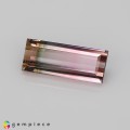 Natural Tourmaline 1.93 Carats Pink to Mild Green Baguette 12x5 mm Loose Gemstone - Image 3