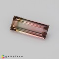 Natural Tourmaline 1.93 Carats Pink to Mild Green Baguette 12x5 mm Loose Gemstone - Image 2