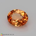 Natural Spessartite garnet 1.10 Carats Fanta Orange Oval 7x5 mm Loose Gemstone - Image 2