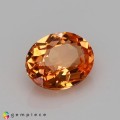 Natural Spessartite garnet 1.10 Carats Fanta Orange Oval 7x5 mm Loose Gemstone - Image 1