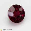 Natural Rhodolite garnet 6.60 Carats Purplish Pink Round 10x8 mm Loose Gemstone - Image 5
