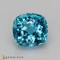 Natural Apatite 1.86 Carats Paraiba Blue Antique Cushion 7x5 mm Loose Gemstone - Image 1
