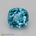 Natural Apatite 1.86 Carats Paraiba Blue Antique Cushion 7x5 mm Loose Gemstone - Image 2