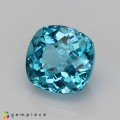 Natural Apatite 1.86 Carats Paraiba Blue Antique Cushion 7x5 mm Loose Gemstone - Image 3