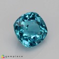 Natural Apatite 1.86 Carats Paraiba Blue Antique Cushion 7x5 mm Loose Gemstone - Image 5