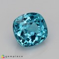 Natural Apatite 1.86 Carats Paraiba Blue Antique Cushion 7x5 mm Loose Gemstone - Image 6