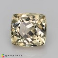 Natural Grossular garnet 3.55 Carats Pastel Yellow Cushion 9x8 mm Loose Gemstone - Image 2