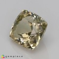 Natural Grossular garnet 3.55 Carats Pastel Yellow Cushion 9x8 mm Loose Gemstone - Image 3