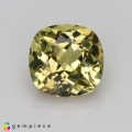 Natural Chrysoberyl 1.02 Carats Yellow Antique Cushion 6x4 mm Loose Gemstone - Image 1