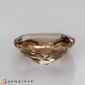 Natural Zircon 4.75 Carats Champagne Yellow Oval 11x9 mm Loose Gemstone - Image 3