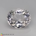 Natural Scapolite 4.41 Carats White Oval 12x10 mm Loose Gemstone - Image 1