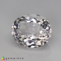 Natural Scapolite 4.41 Carats White Oval 12x10 mm Loose Gemstone - Image 2