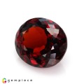 Natural Spessartite garnet 6.42 Carats Coke Red  Oval 12x10 mm Loose Gemstone - Image 4
