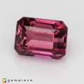 Natural Tourmaline 2.06 Carats Purplish Pink Emerald Cut 8x6 mm Loose Gemstone - Image 2
