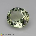 Natural Amblygonite 2.98 Carats Yellowish Green Oval 10x9 mm Loose Gemstone - Image 3
