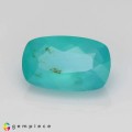 Natural Peru opal 1.36 Carats Paraiba Blue Cushion 10x6 mm Loose Gemstone - Image 2