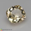 Natural Montebrasite 2.08 Carats Sweet Yellow Cushion 8x7 mm Loose Gemstone - Image 1