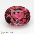 Natural Tourmaline 5.30 Carats Purplish Pink Oval 11x9 mm Loose Gemstone - Image 1