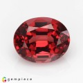 Natural Spinel 1.33 Carats Reddish Pink Oval 7x6 mm Loose Gemstone - Image 1