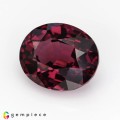 Natural Spinel 2.47 Carats Purplish Red Oval 9x7 mm Loose Gemstone - Image 3