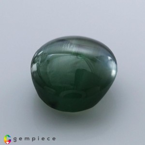 Green to light purple pink natural alexandrite cats eye round cabochon   3.68cts - 9x5mm Green to light purple pink natural alexandrite cats eye round cabochon   3.68cts - 9x5mm