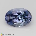 Natural Tanzanite 2.35 Carats Purple Blue Oval 10x7 mm Loose Gemstone - Image 1