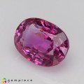 Natural Sapphire 2.06 Carats Purplish Pink Oval 8x6 mm Loose Gemstone - Image 3
