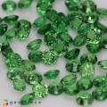 Natural Tsavorite garnet 13.01 Carats Chrome Green Round 3x2 mm Loose Gemstone - Image 2