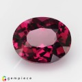 Natural Malaya garnet 2.93 Carats Purplish Pink Oval 9x8 mm Loose Gemstone - Image 1