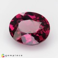 Natural Malaya garnet 2.93 Carats Purplish Pink Oval 9x8 mm Loose Gemstone - Image 2