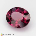 Natural Malaya garnet 2.93 Carats Purplish Pink Oval 9x8 mm Loose Gemstone - Image 3