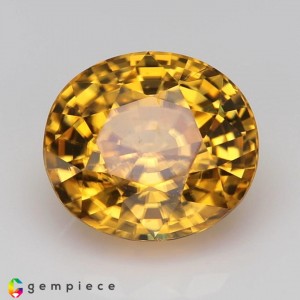zircon  4.16cts - 9x8mm