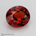 Natural Hessonite garnet 3.60 Carats Orange Red Oval 10x8 mm Loose Gemstone - Image 5