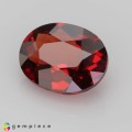 Natural Spinel 1.06 Carats Blood Red Oval 7x6 mm Loose Gemstone - Image 2