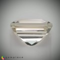 Natural Montebrasite 1.62 Carats Light Champagne Yellow Emerald Cut 7x6 mm Loose Gemstone - Image 4
