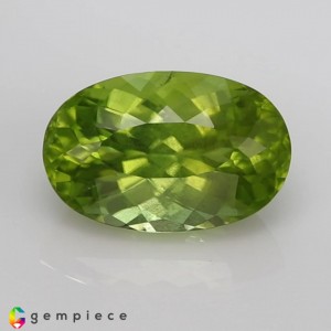 peridot  5.45cts - 13x9mm