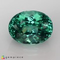 Natural Apatite 3.43 Carats Paraiba Green Oval 10x8 mm Loose Gemstone - Image 1