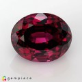 Natural Rhodolite garnet 5.24 Carats Vivid Purplish Pink Oval 11x9 mm Loose Gemstone - Image 1
