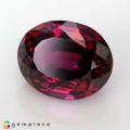 Natural Rhodolite garnet 5.24 Carats Vivid Purplish Pink Oval 11x9 mm Loose Gemstone - Image 2