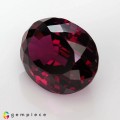 Natural Rhodolite garnet 5.24 Carats Vivid Purplish Pink Oval 11x9 mm Loose Gemstone - Image 3