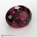 Natural Rhodolite garnet 5.24 Carats Vivid Purplish Pink Oval 11x9 mm Loose Gemstone - Image 6