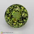 Natural Tourmaline 3.33 Carats Green Round 9x7 mm Loose Gemstone - Image 3