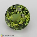 Natural Tourmaline 3.33 Carats Green Round 9x7 mm Loose Gemstone - Image 2