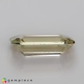 Natural Grossular garnet 5.24 Carats Light Mellow Yellow Emerald Cut 14x8 mm Loose Gemstone - Image 3