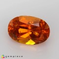 Natural Clinohumite 1.66 Carats Tangy Orange Oval 9x6 mm Loose Gemstone - Image 2