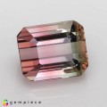 Natural Tourmaline 1.93 Carats Pink to Champagne Emerald Cut 7x6 mm Loose Gemstone - Image 6